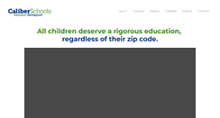 Desktop Screenshot of caliberschools.org